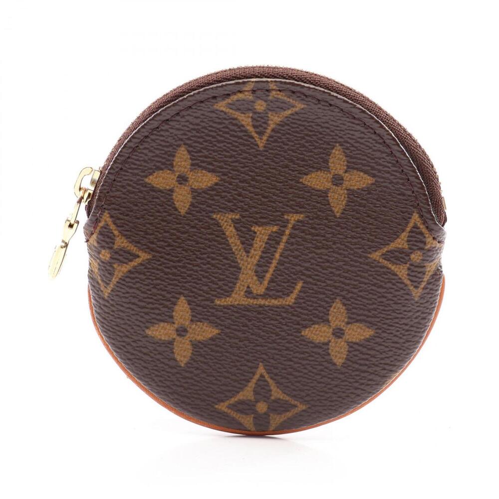 Louis Vuitton Portemonnaie Rond Monogram Wallet/Coin Purse Leather Wallet for...